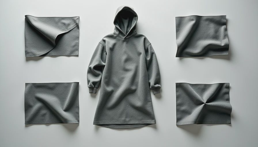 Visual 5-point checklist for evaluating garment quality and fit