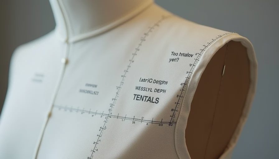 Technical comparison of armhole depth variations in dress construction