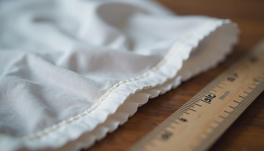 Comparison of high-quality bound seam versus cheap serged seam finish