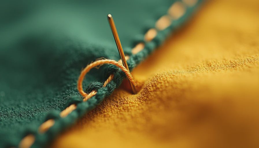 Visual context for types of stitches