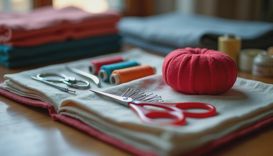 Visual context for sewing kits for beginners