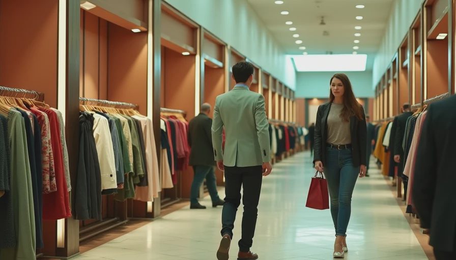 Visual context for upmarket fashion brands
